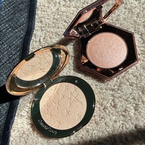 Fenty beauty & Charlotte Tilbury highlighters